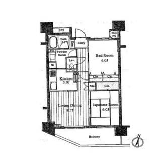 東京都文京区本駒込５丁目 賃貸マンション 2LDK