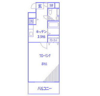 東京都文京区本駒込４丁目 賃貸マンション 1K