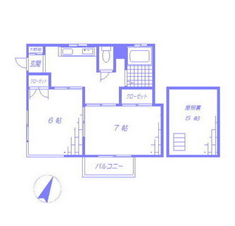 東京都北区田端３丁目 賃貸アパート 2K