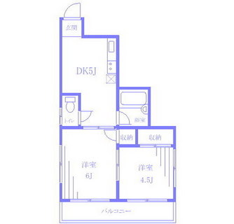 東京都文京区本駒込５丁目 賃貸マンション 2K