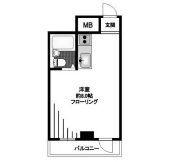 東京都文京区白山２丁目 賃貸マンション 1R