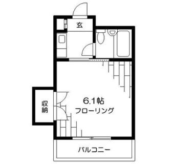 東京都北区東田端２丁目 賃貸マンション 1K