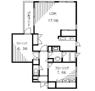 東京都文京区本駒込１丁目 賃貸マンション 2LDK