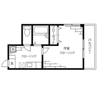 東京都北区田端３丁目 賃貸マンション 1K