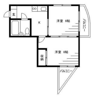 東京都北区田端１丁目 賃貸マンション 2K