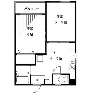 東京都文京区白山１丁目 賃貸マンション 2K