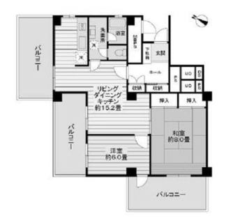 東京都文京区向丘１丁目 賃貸マンション 2LDK