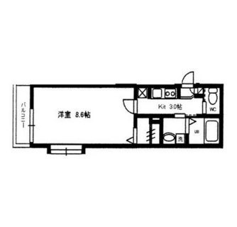 東京都文京区本駒込２丁目 賃貸マンション 1K